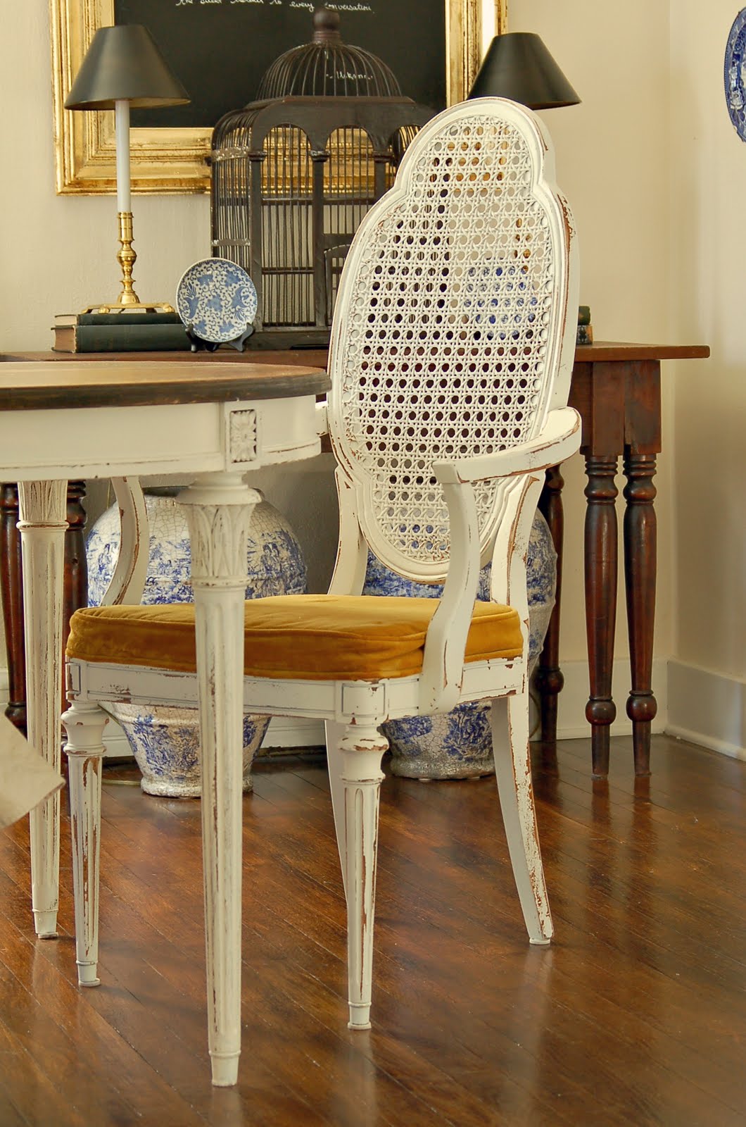 Dining Chair Slipcover Tutorial