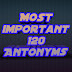 Most important 120 Antonyms
