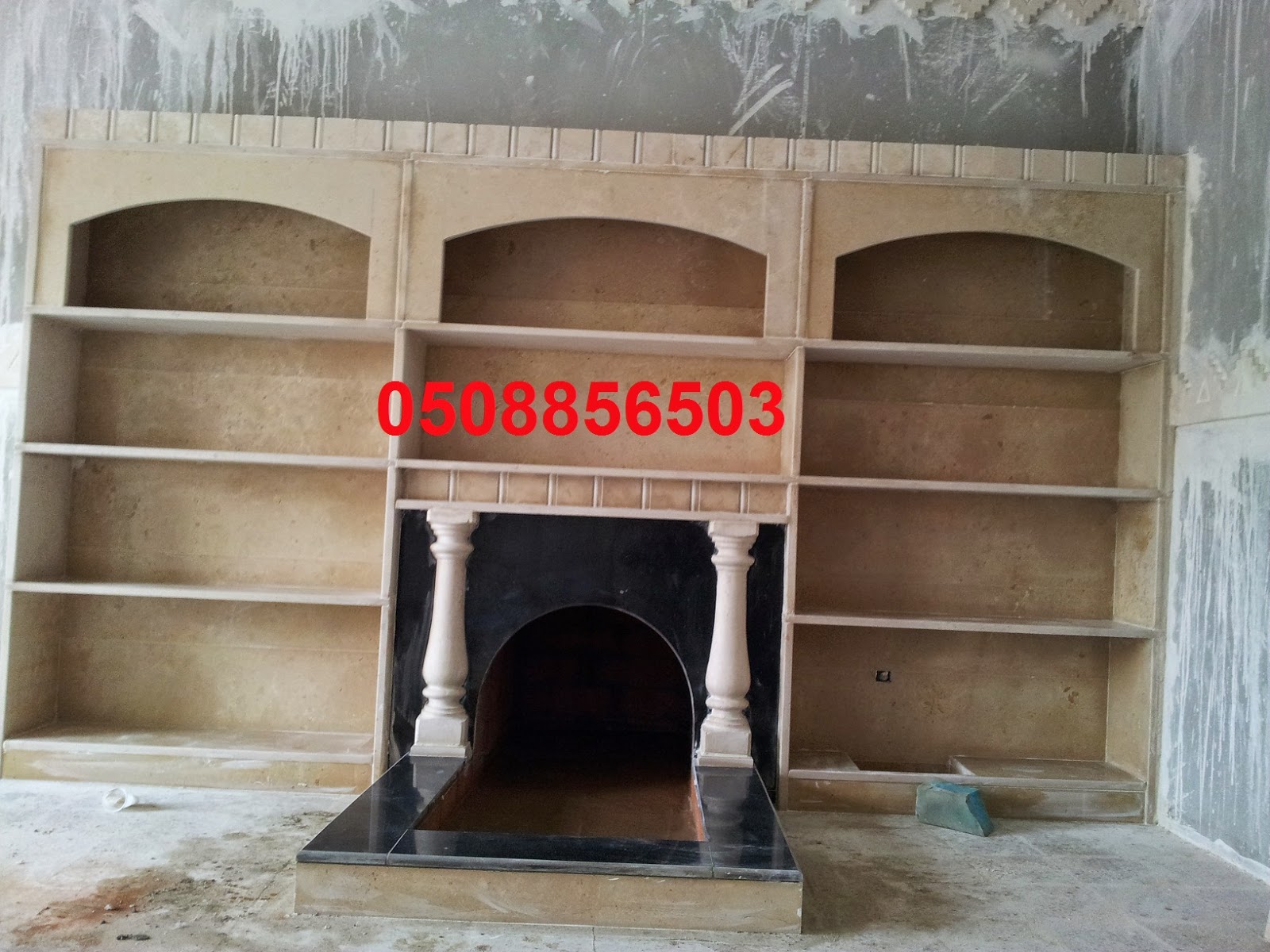 رد: تصاميمنا واعمالنا من صور وديكور مشبات رخام ومدافئ الغاز