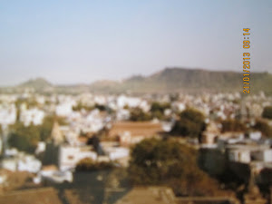 Bhuj City as seen from Prag Mahal.