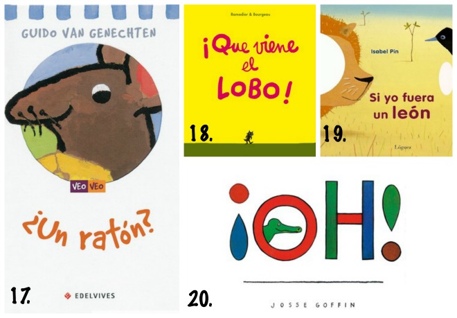 seleccion libros infantiles para bebés de 0 a 2 años edad
