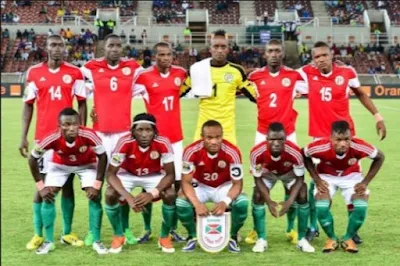 The Burundi national football (soccer) teams Intamba m’Urugamba