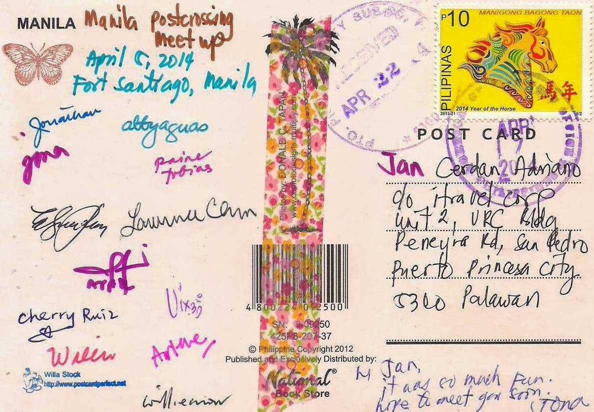 More POSTCARDS & STAMPS PHILIPPINES Fort Santiago, Manila MeetUp, 5 April 2014 (Card 1)