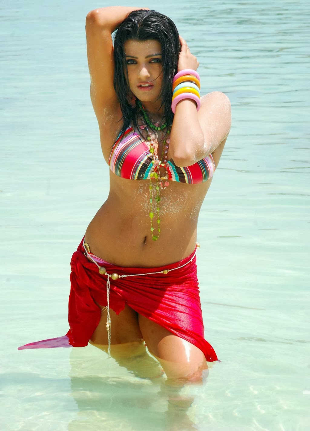 Tashu Kaushik Hot Navel Show Bikini photoshoot of Tashu Kaushik.
