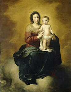 Mary and child, Bartolomé Esteban Murillo. Blank journal: 150 blank pages, 8,5x11 inch (21.59 x 27.94 cm) Soft cover / paperback