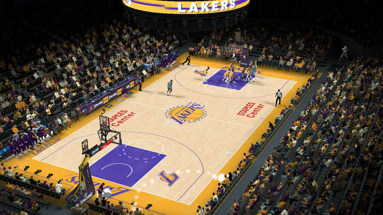 Los Angeles Laker Official Court HD by Team Rakker