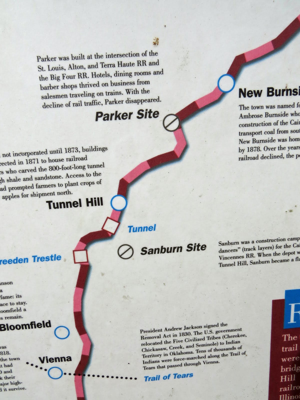 Travels of a Rambling Van Tunnel Hill Trail Deja Vu All Over Again.