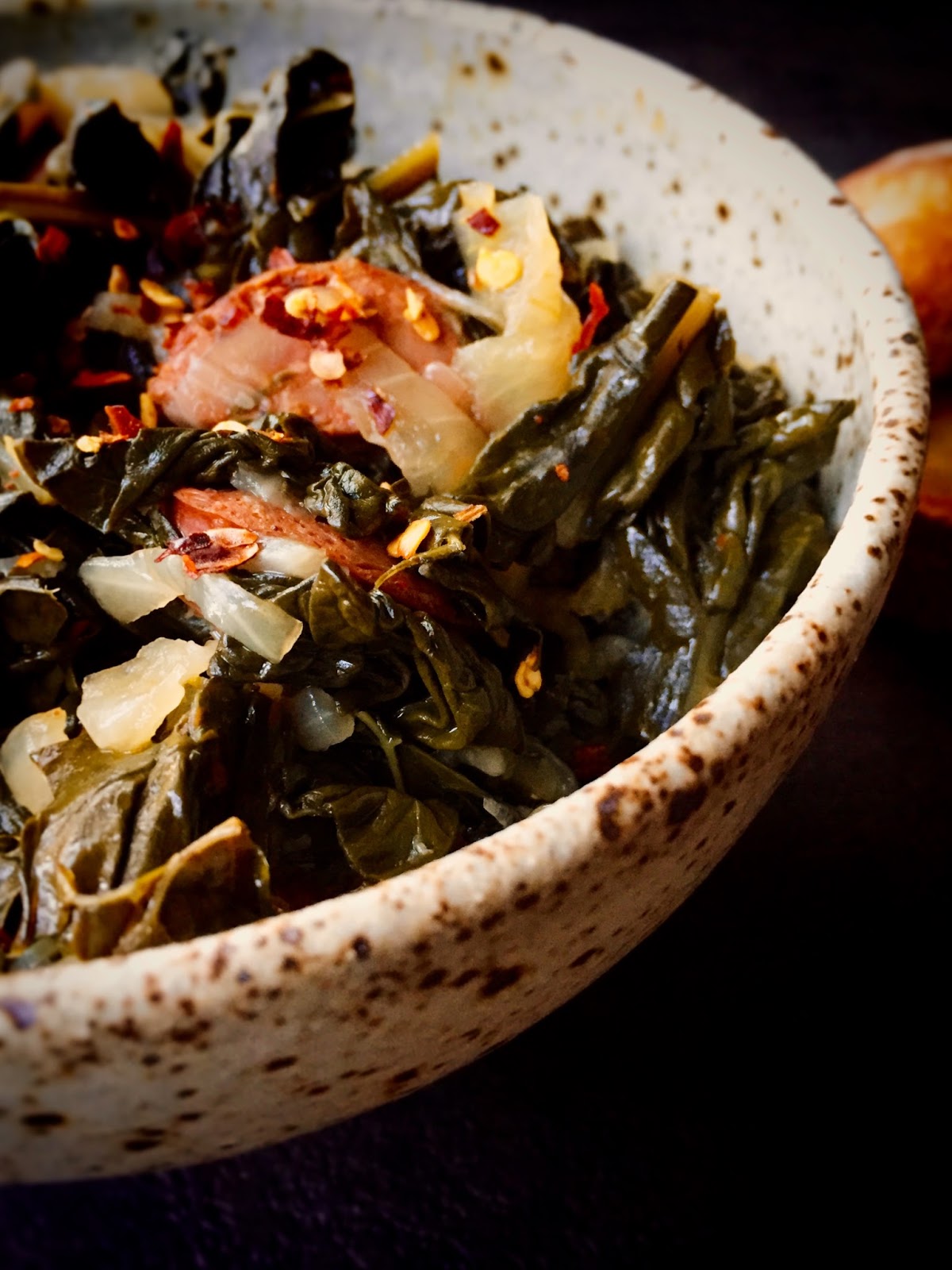 LongCooked Kale, Please (with Broth)