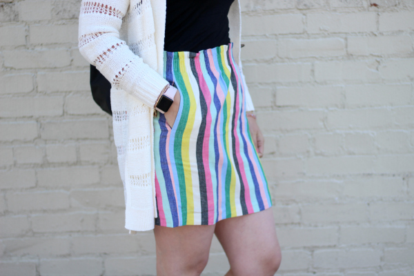 style on a budget, j.crew striped skirt, north carolina blogger, spring outfit, mom style