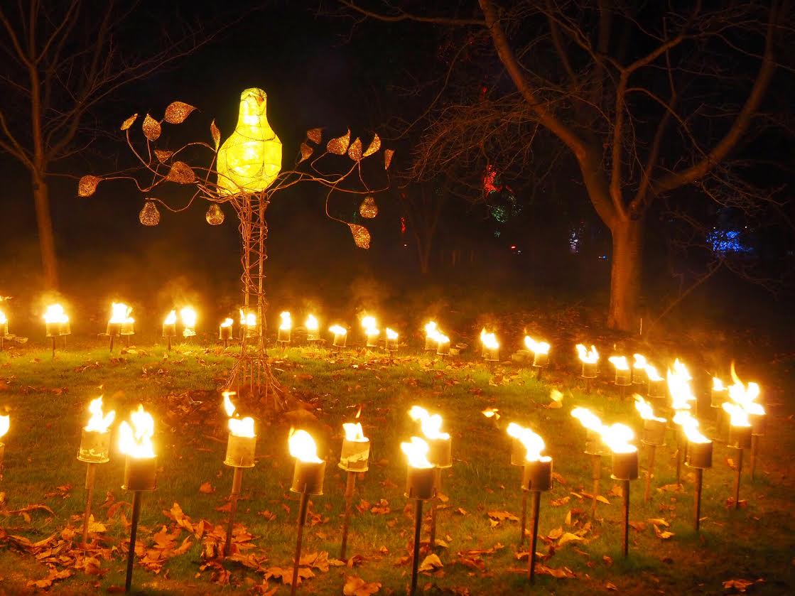 Christmas Lights at Kew Gardens hannatalks