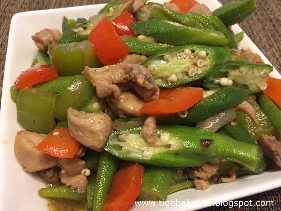 Casa Baluarte Filipino Recipes Stir Fry Chicken and Okra Recipe