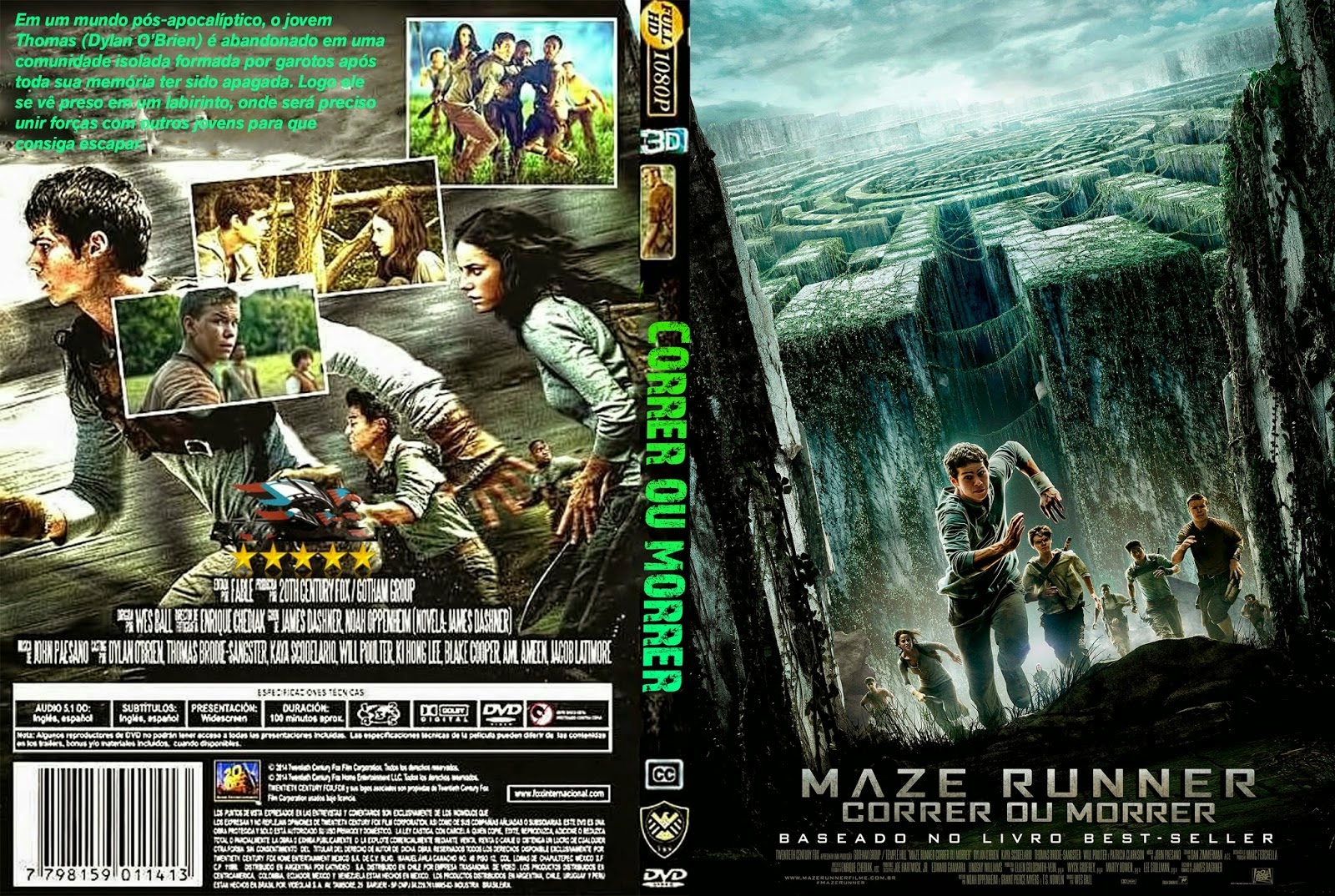 Dvd, Maze Runner (2 Filmes) - Original, Filme e Série Usado 83018533