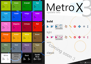 Metro X3 Cursors (Update Two)