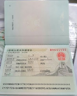 Dịch vụ làm Visa Trung Quốc nhanh 3 ngày làm việc