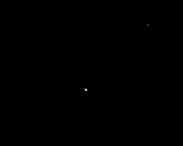 600mm lens image of double star Mizar