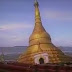 Pagoda gone in Myanmar flood