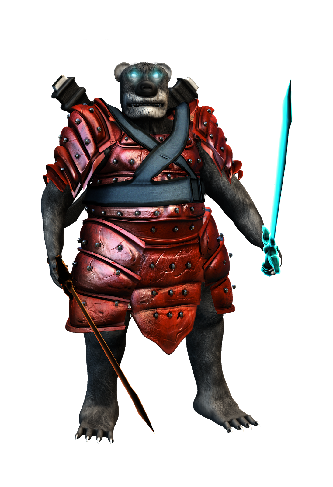 3D ARTIST LUMBAQUE RIOS 3D Character Model "ENDO the Warrior"