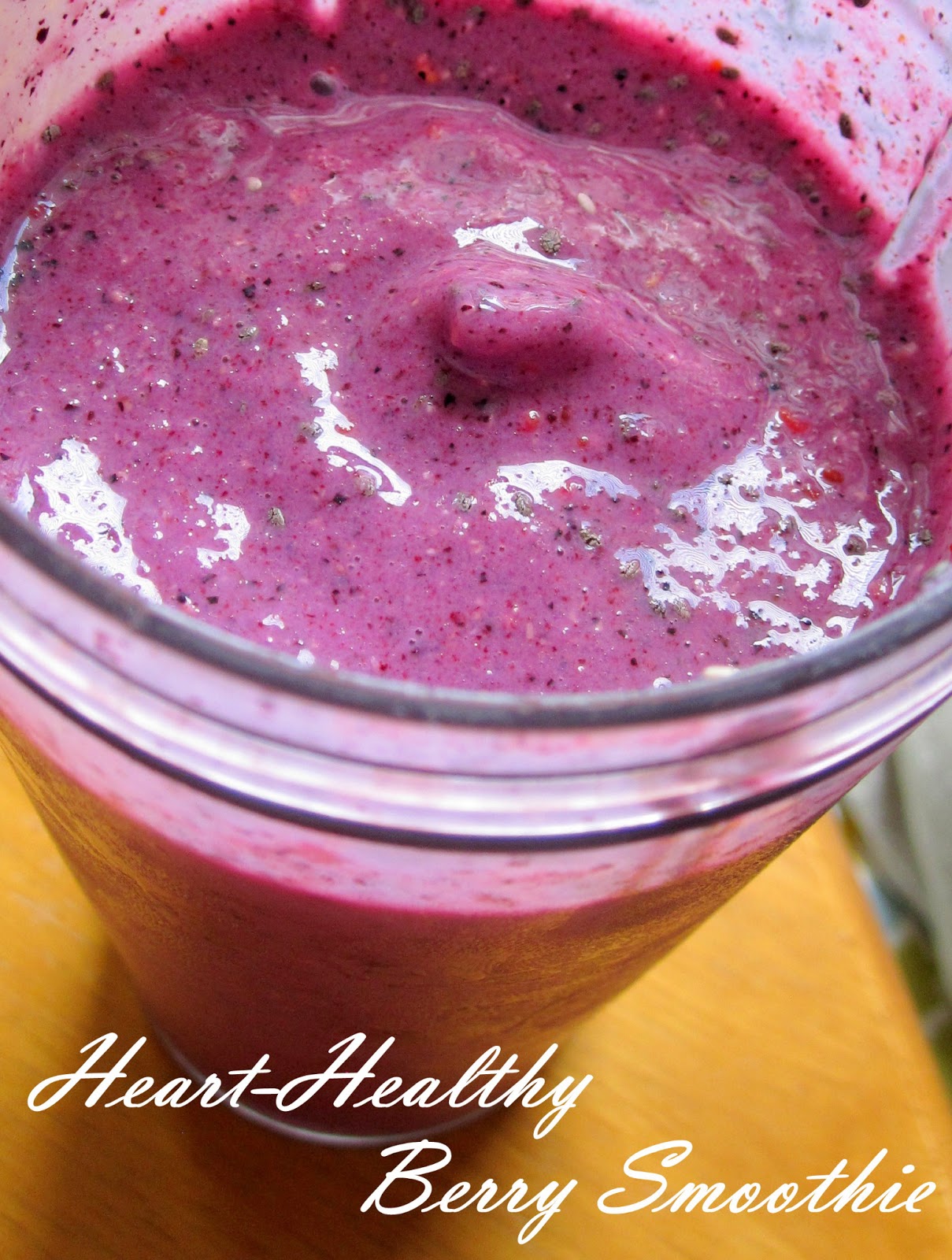 SemiDomestic Student Heart Healthy Berry Smoothie Recipe