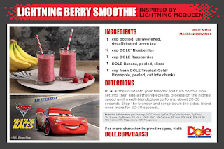"Lightning Berry Smoothie" cars 3 dole