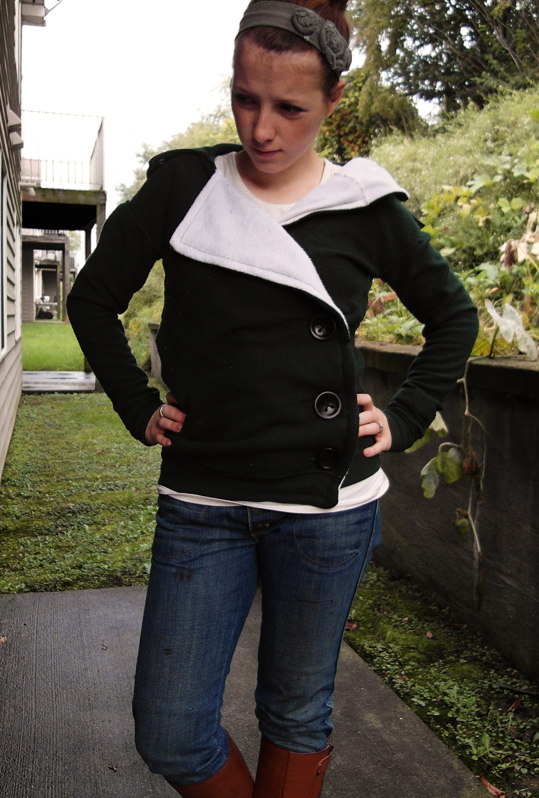 Sweatshirt Refashion TUTORIAL finally!! Sisters, What!