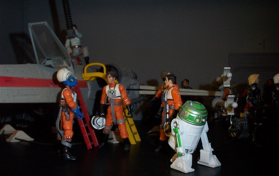 Our Basement Rogue Squadron Hangar