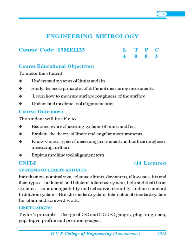engineering metrology by rk jain pdf Scribd india