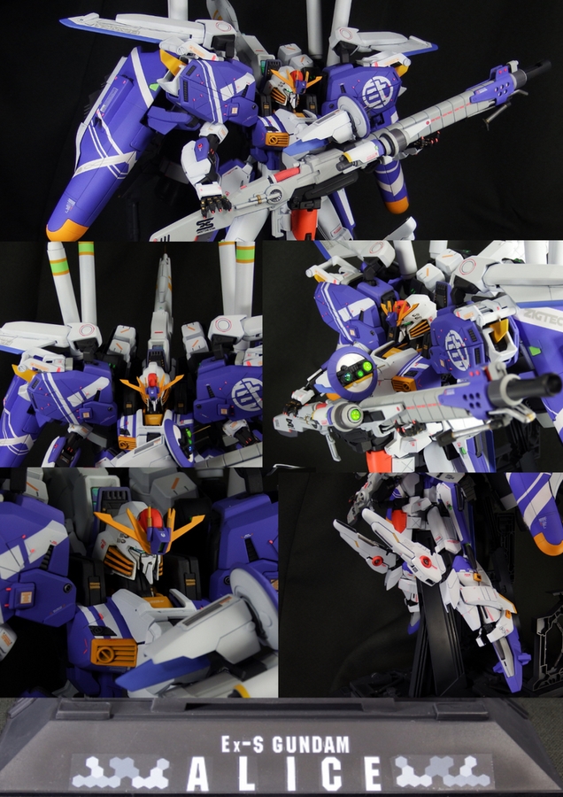Custom Build Mg 1 100 Ex S Gundam Alice Gundam Kits Collection News And Reviews