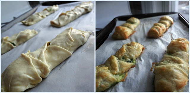 Spinach & Brie Puff Pastries