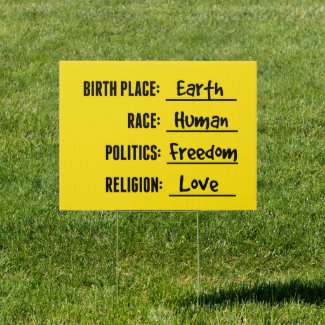 YARD SIGN FOR ALL!