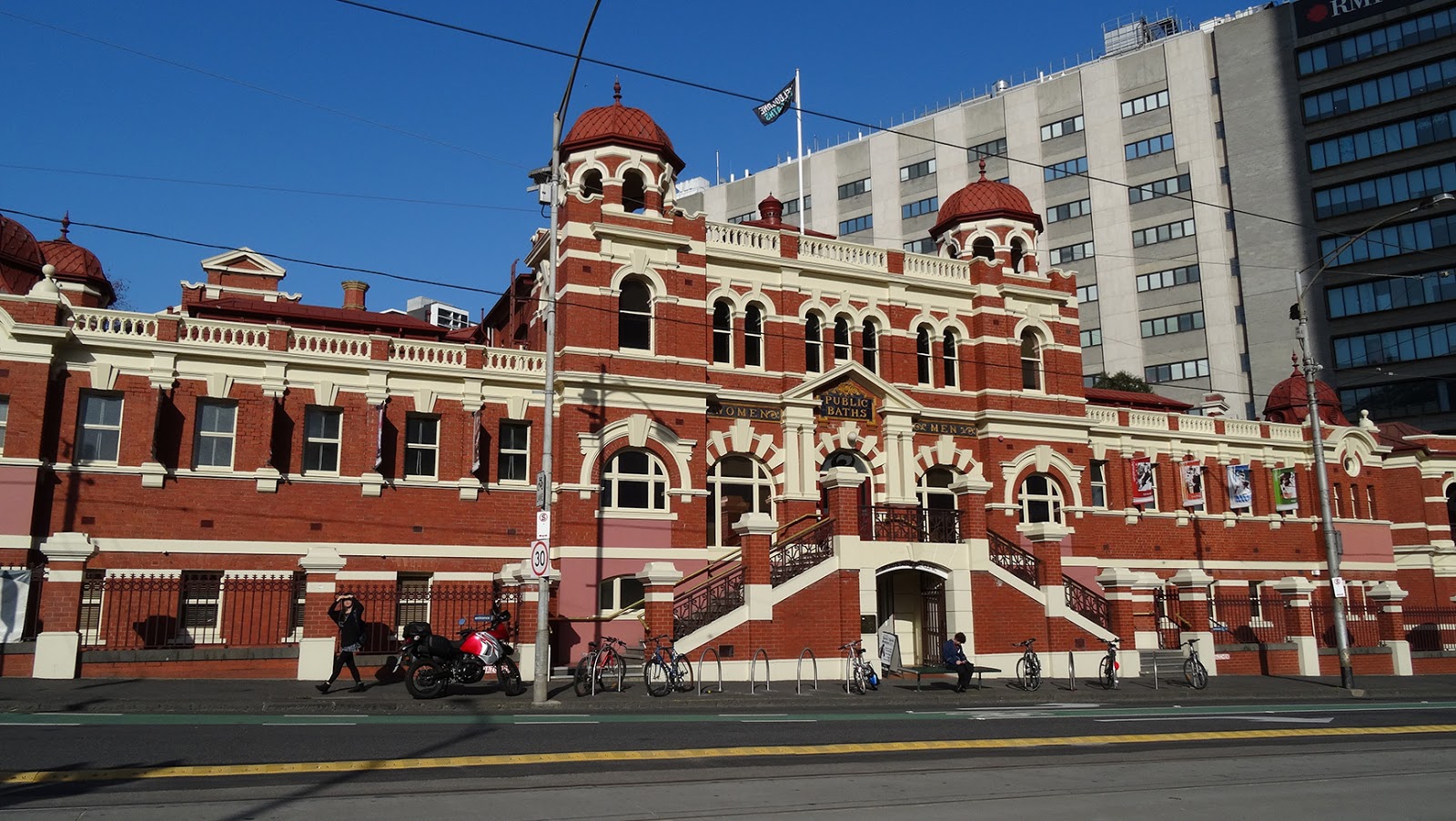 MAP MELBOURNE CITY BATHS