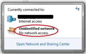 Cara Ampuh Mengatasi Unidentified Network ( No Internet Access ) di Windows 10,8,dan 7