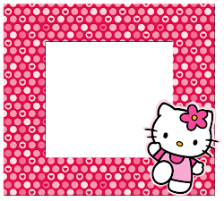 kitty hello clipart border borders backgrounds background transparent pretty nice saving oh