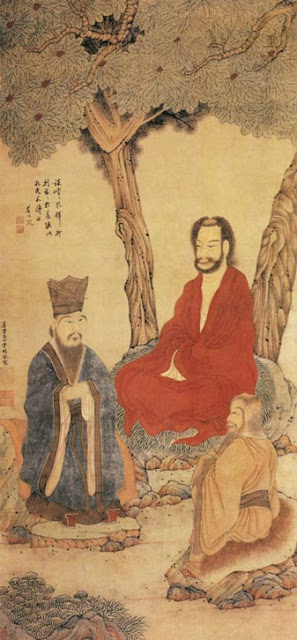 Лао Дзъ - древният китайски философ Confucius-Lao-tzu