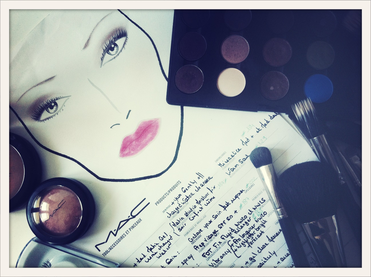 Les folies de Nadège... Mon cours de maquillage MAC!