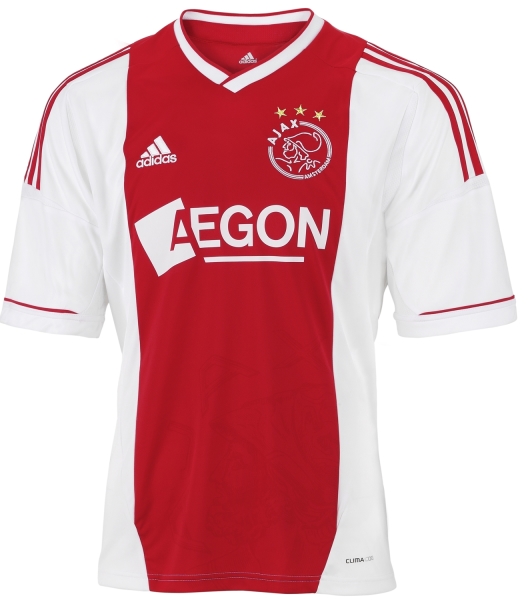 New Ajax Home Shirt Adidas Ajax Amsterdam Kit 201213 Football Shirt
