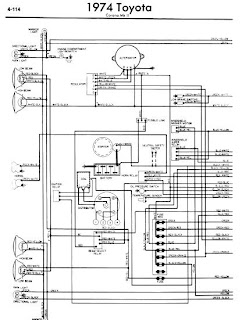 repair-manuals: Toyota Corona Mark II 1974 Wiring Diagrams