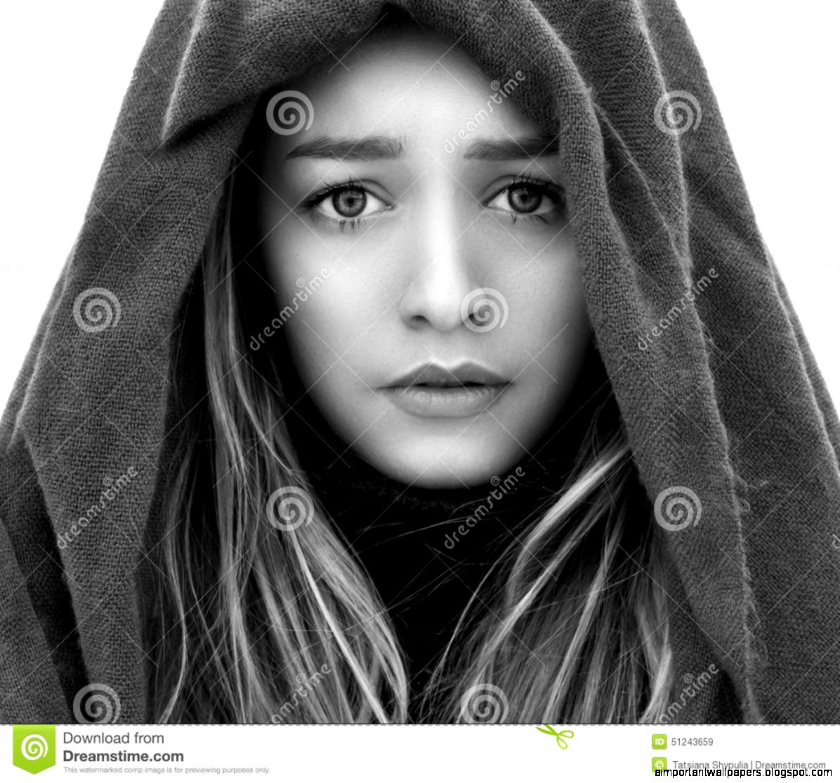 Sadness Girl In Black Stock Photos   Image 26850533