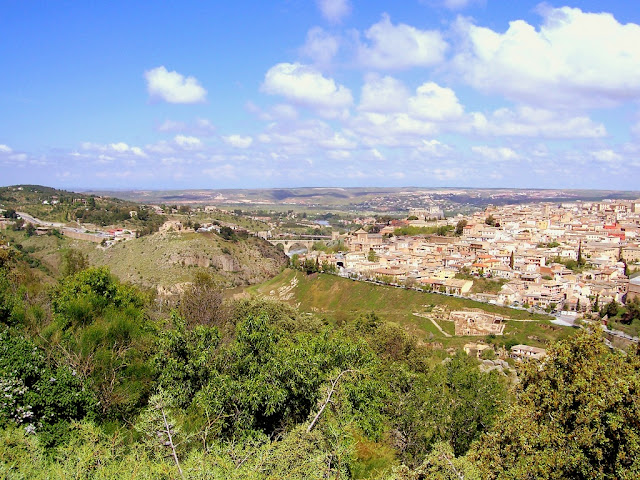 Vega del río Tajo a su paso por Toledo.