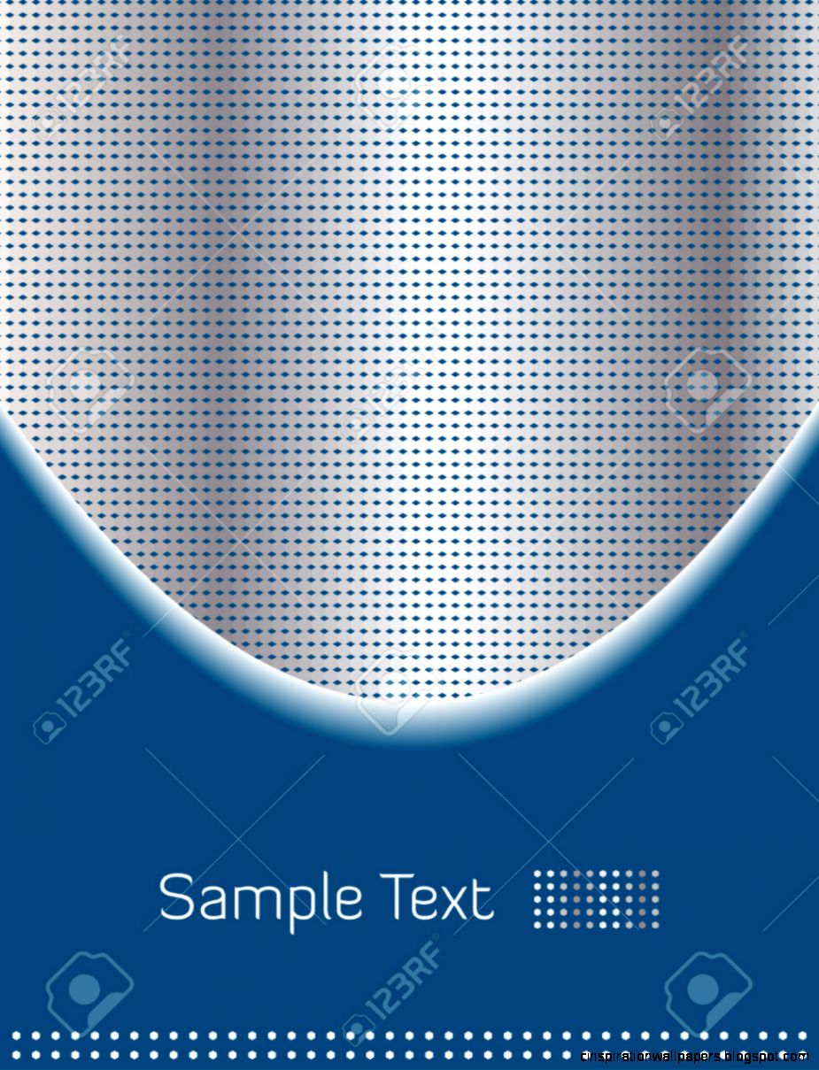 Abstract Chrome And Blue Background With Room For Copy Royalty