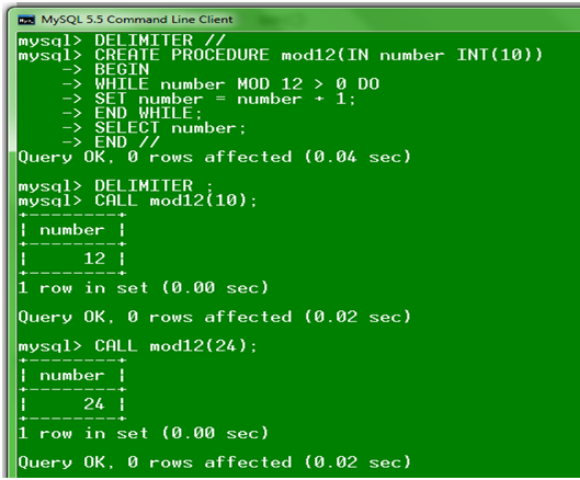 Command line client. Repeat until python. mysql command line client.