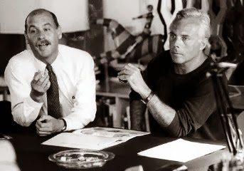 Giorgio Armani i Sergio Galeotti - lata 70-te