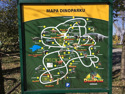 Park dinozaurów Dinopark, Ostrawa, Czechy