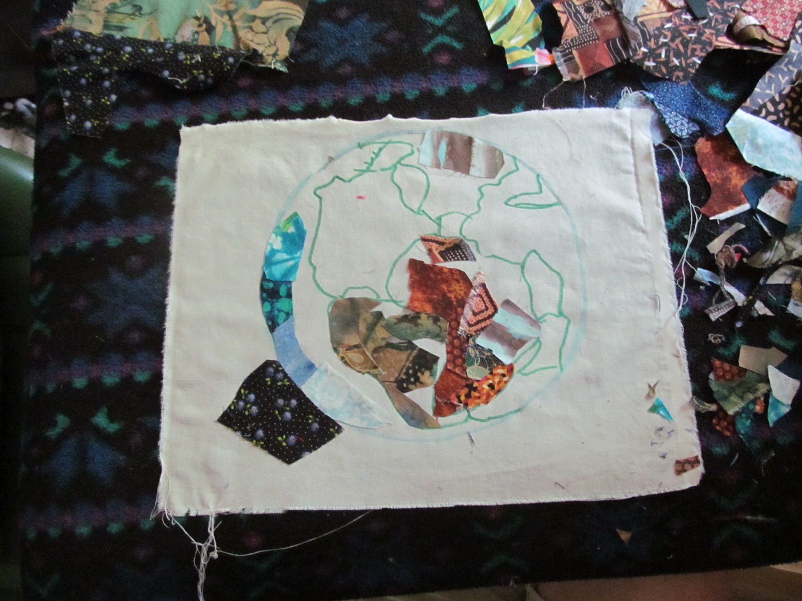 Say Say, Samkin and Lilypop Big History QuiltThreshold 4 The Earth