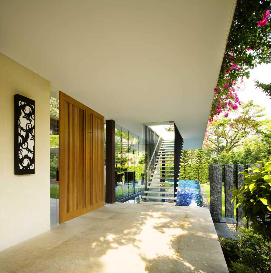 Contemporary Tropical Stairs Design