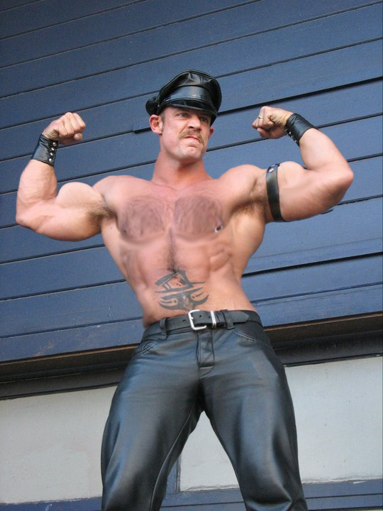 Gay Leather Muscle Men 54