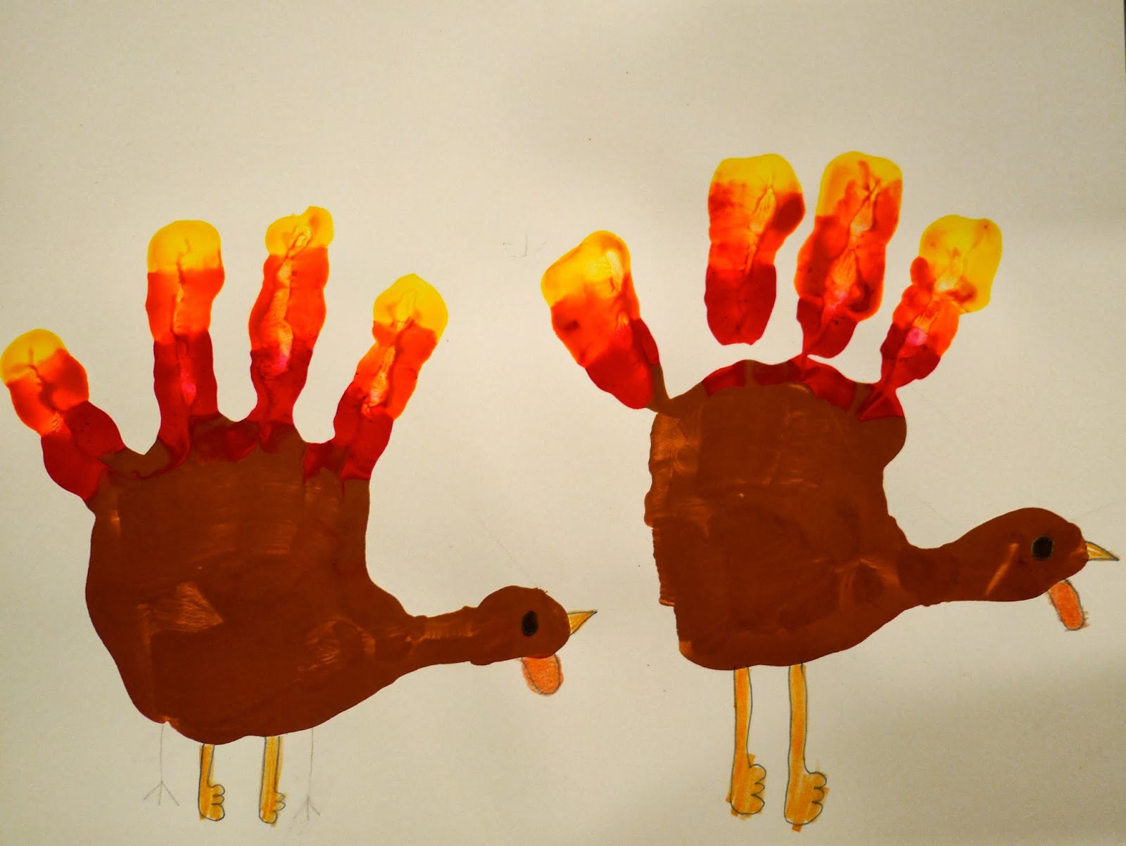 Little Hiccups: Thanksgiving Handprints