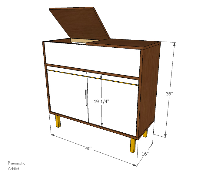 How to Build a Record Console / Minibar Video Tutorial Pneumatic Addict