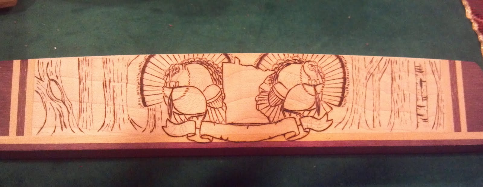 Shine Box Turkey Call Long Box Turkey Call Wood Burning Complete