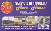 Servicio De Tapiceria "Arte y Hogar"
