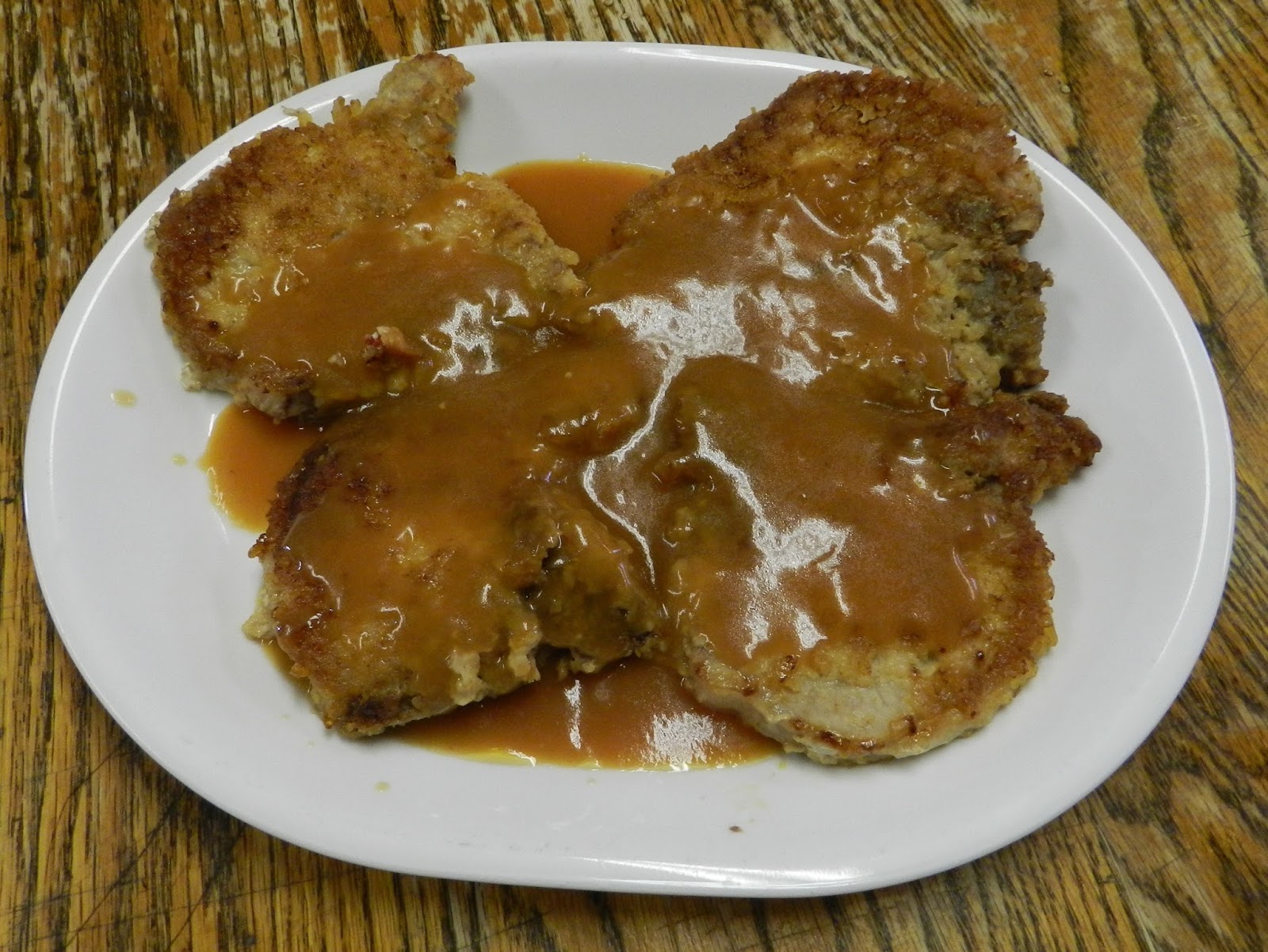 Big Food, Big Garden, Big Life Recipe Breaded Pork Chops with Beer Gravy